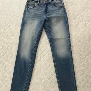 KanCan Signature Kurvy Ultra High Ankle Skinny (29x27) Blue Modern Chic Denim